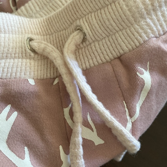 Organic Sweatpants L’b Kids ( girls)  PJ Sz S & Sz Xs long set of 2 - Picture 7 of 14